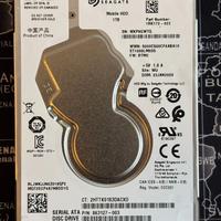 HARD DISK SEAGATE 1TB 2,5" 5400 RPM 1000GB 1 TERA
