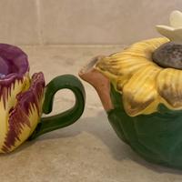 2 teiere ceramica evergreen pottery
