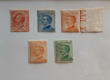 Regno 1906/ 1926- 5 francobolli MNH