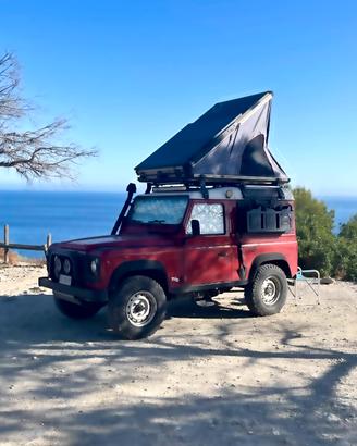 Defender90  TD5 2.5  Preparato  per viaggiare