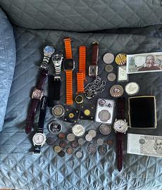 Orologi Monete ed oggetti Vari veri e copie