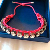 Bracciale Swarovski in corda e cristalli