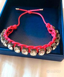 Bracciale Swarovski in corda e cristalli