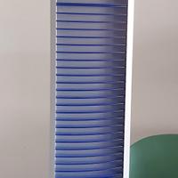 Colonna porta cd design anni 90 in acciaio