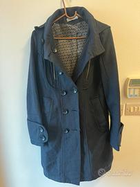 Cappotto donna 2TWO blu scuro taglia S NUOVO