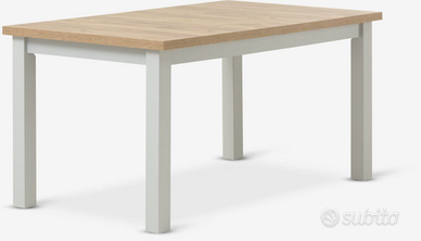 Tavolo allungabile con prolunga Rovere/Grigio Bell