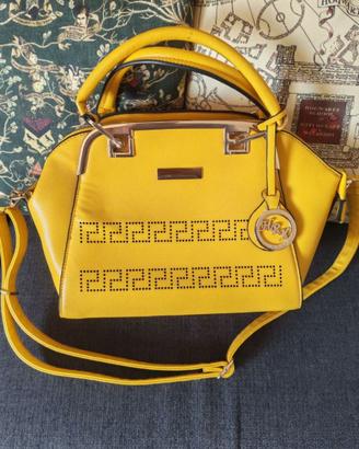 Borsa a mano gialla HRX con Tracolla