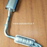 Marmitta centrale e finale Autobianchi A112 Abarth