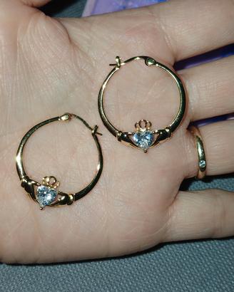 orecchini oro 24k