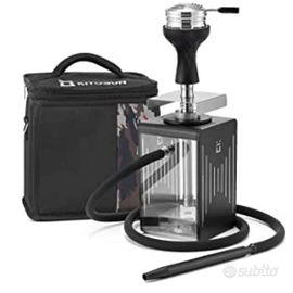 Narghilè set con accessori telecomando e luci led