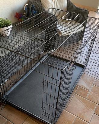 gabbia pieghevole per cani 