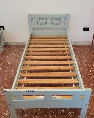 Lettino Bambino 70x160 montessori Ikea Sultan Lade