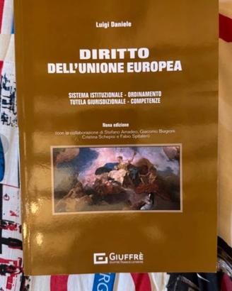 Diritto dell’unione europea (Luigi Daniele) 2026
