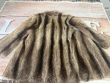 Vendio pelliccia usata di marmotta taglia M