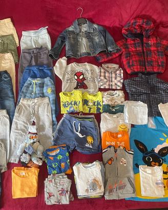 Vestiti bambini 86 pezzi