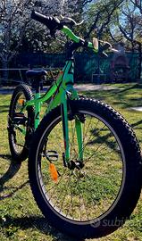 bicicletta 24 ruote maggiorate