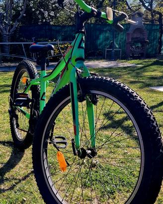 bicicletta 24 ruote maggiorate