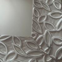 Specchio bianco e argento