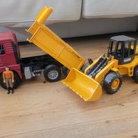 Bruder camion Man con cassone e pala