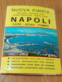 MAPPA TURISTICA DI NAPOLI VINTAGE 