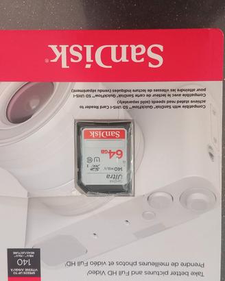 scheda memoria sandisk nuova