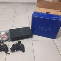 ps2 con 2 controller, slot memoria e pes5