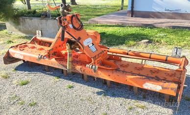 Erpice rotante 3mt con rullo a gabbia - pronto uso