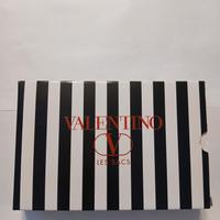 portafoglio pelle e tessuto Valentino 