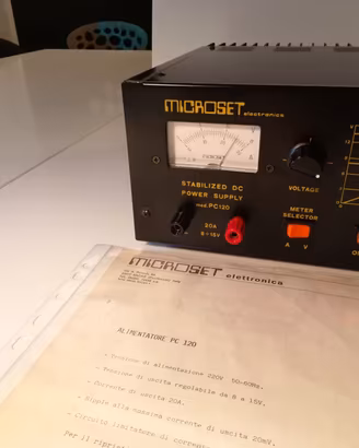 Alimentatore Microset 15V 20A