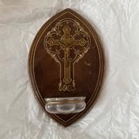 Acquasantiera Legno e Vetro Anni 30’