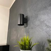 Lampada applique Nero doppia luce led