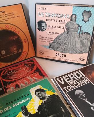 Opera lirica vinile dischi vintage