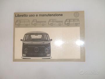 USO E MANUTENZIONE VOLKSWAGEN FURGONE 1600 ANNO 70