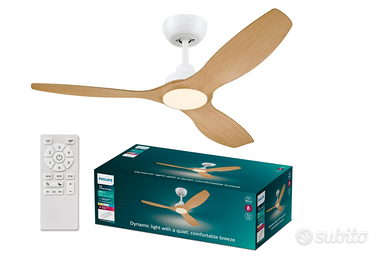 Philips Olas Ventilatore da Soffitto con Luce LED