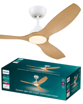 Philips Olas Ventilatore da Soffitto con Luce LED