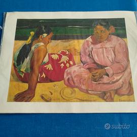 Stampa "Femmes de Tahiti o sure la" plage