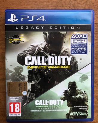 Gioco PS4 Call of Dudy Infinite Warfare come nuovo
