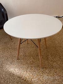 Tavolino Rotondo da Salotto/Cucina 80cm