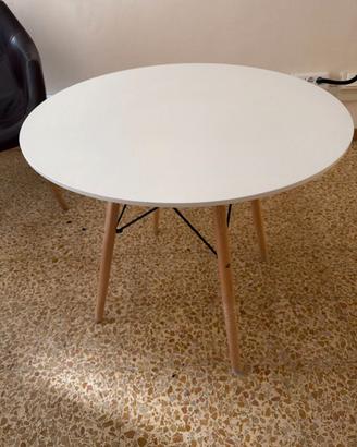 Tavolino Rotondo da Salotto/Cucina 80cm
