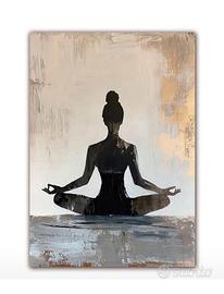 Tela con telaio Meditazione e Yoga