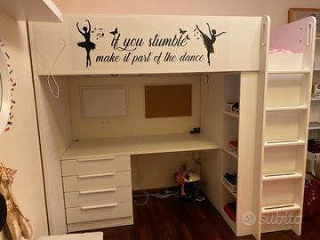 Letto a soppalco SMÅSTAD Ikea