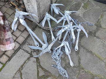 Ancore boe parabordi ciambelle e fodera per matera