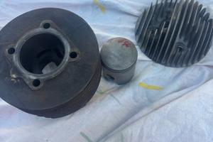 Gruppo termico polini corsa lunga 125 cc ape vespa