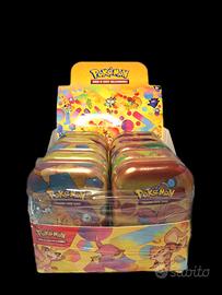 Pokemon 151 display 10 mini tin sealed italiano