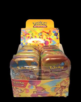 Pokemon 151 display 10 mini tin sealed italiano