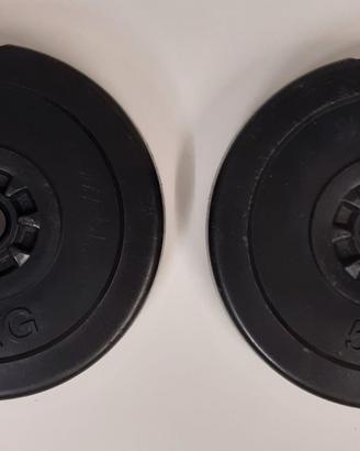 N° 2 DISCHI/PESI DA 5 KG.