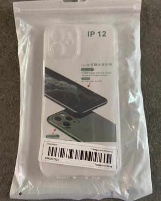 Cover iPhone 12 trasparente