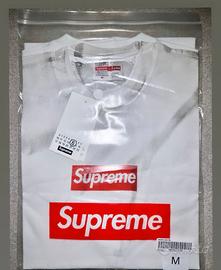 Supreme MM6 Maison Margiela Box Logo Tee White