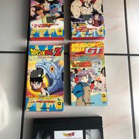 Lotto cassette VHS Dragon Ball