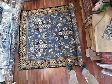 tappeto antico 2x3m tutto in lana